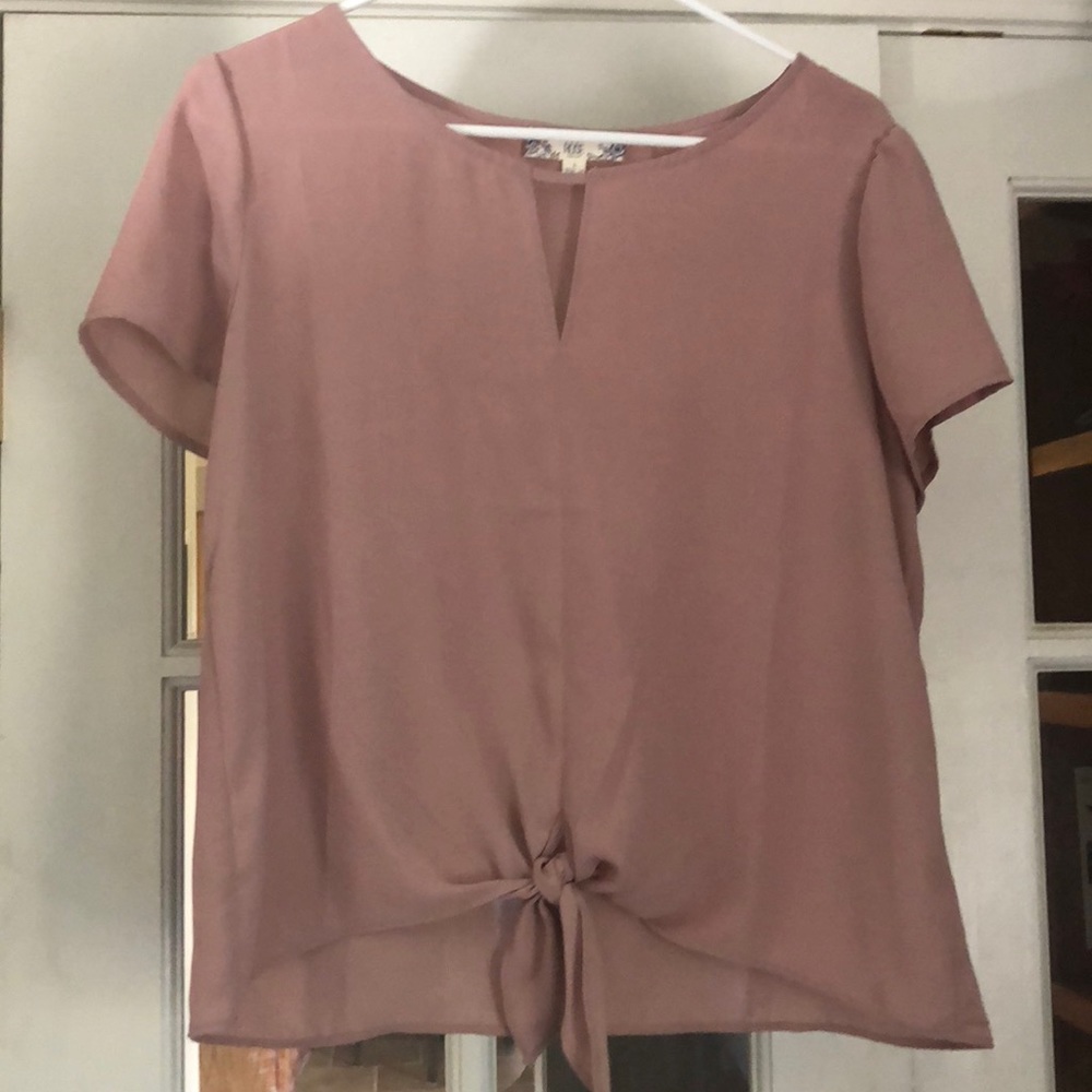 Chic pink blouse
